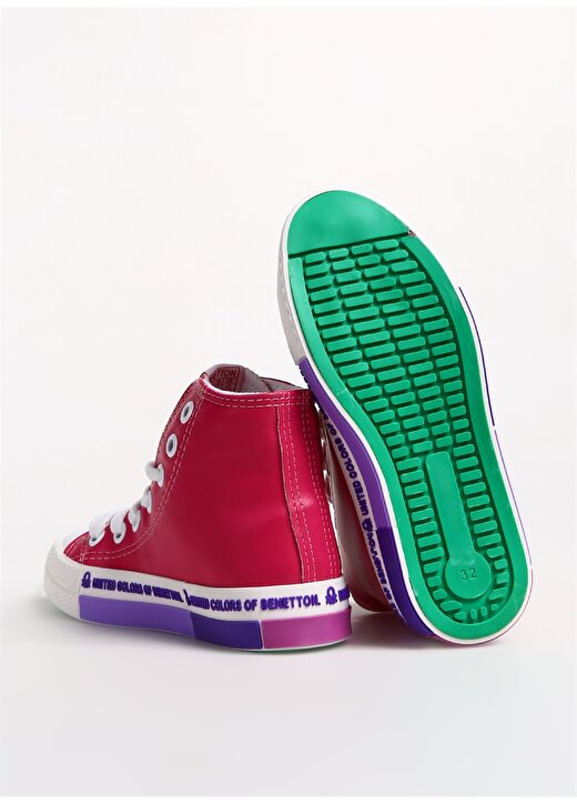 Benetton Fuşya Kız Çocuk Sneaker BN-30766 Fusya 4