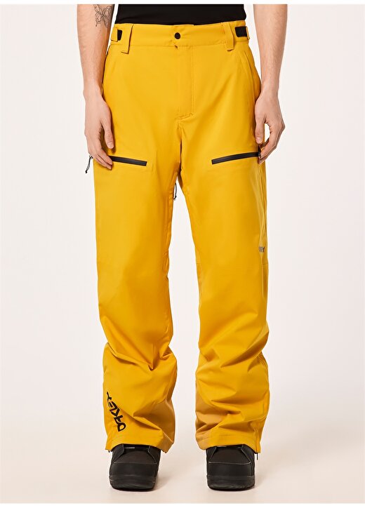 Oakley Sarı Erkek Çizgili Kayak Pantolonu FOA404728 TNP LINED SHELL PANT 2.0 1