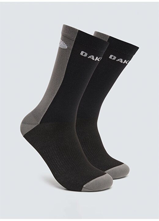 Oakley Siyah - Gri Unisex Çorap FOS901235 ICON Road Short Socks 2