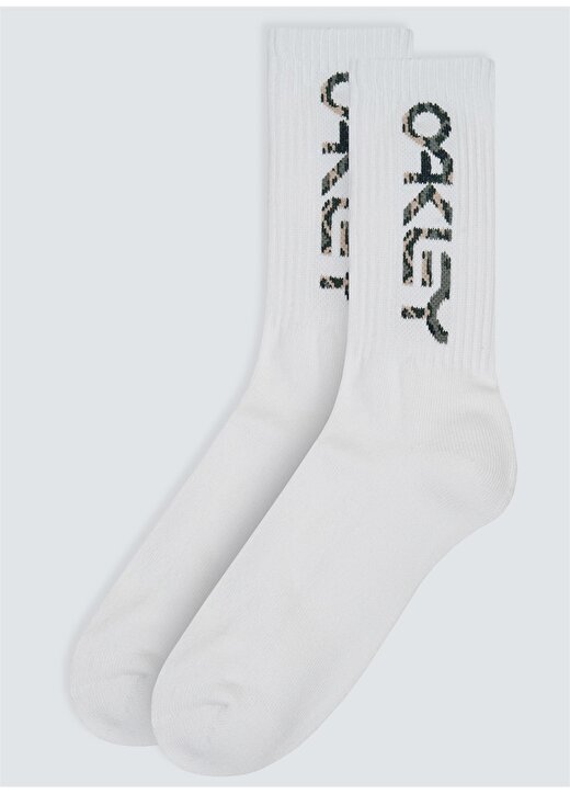 Oakley Erkek Beyaz Çorap FOS900277 B1B SOCKS 2.0 (3 PCS) 1