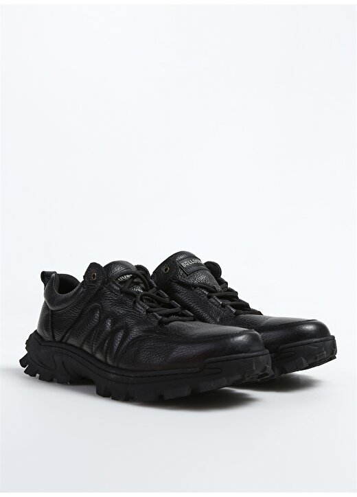 Bulldozer Siyah Erkek Deri Günlük Ayakkabı BUL-240070 2