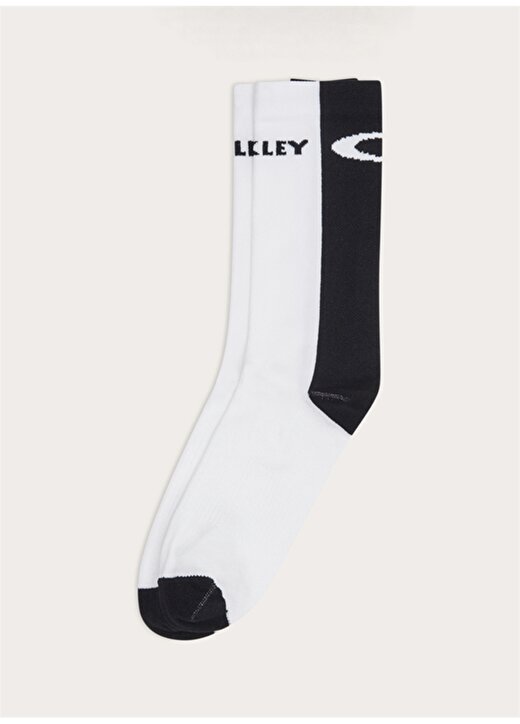 Oakley Beyaz - Siyah Unisex Çorap FOS901235 ICON Road Short Socks 1