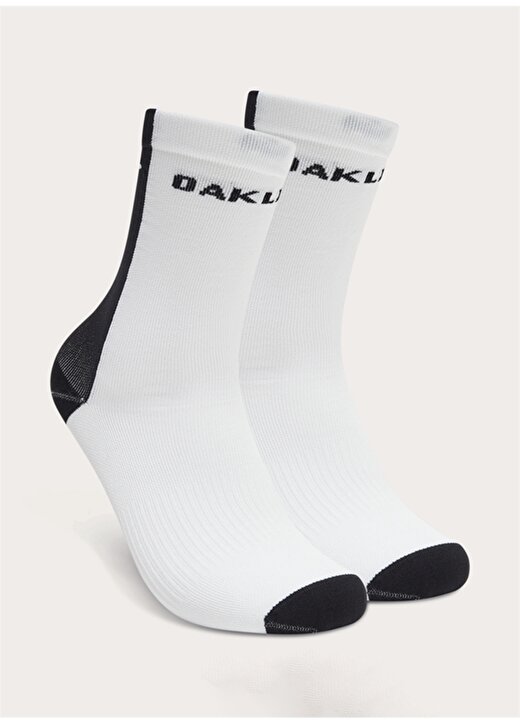 Oakley Beyaz - Siyah Unisex Çorap FOS901235 ICON Road Short Socks 2
