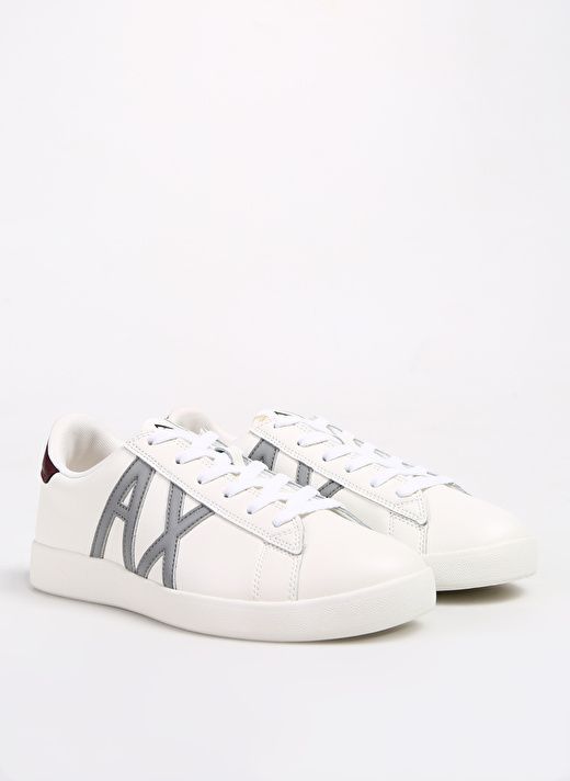 Armani Exchange Beyaz Erkek Deri Sneaker XUX016XCC71 2