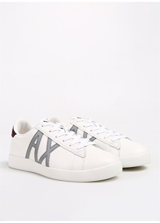 Armani Exchange Beyaz Erkek Deri Sneaker XUX016XCC71 2