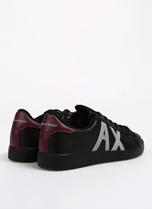Armani Exchange Siyah Erkek Deri Sneaker XUX016XCC71 3