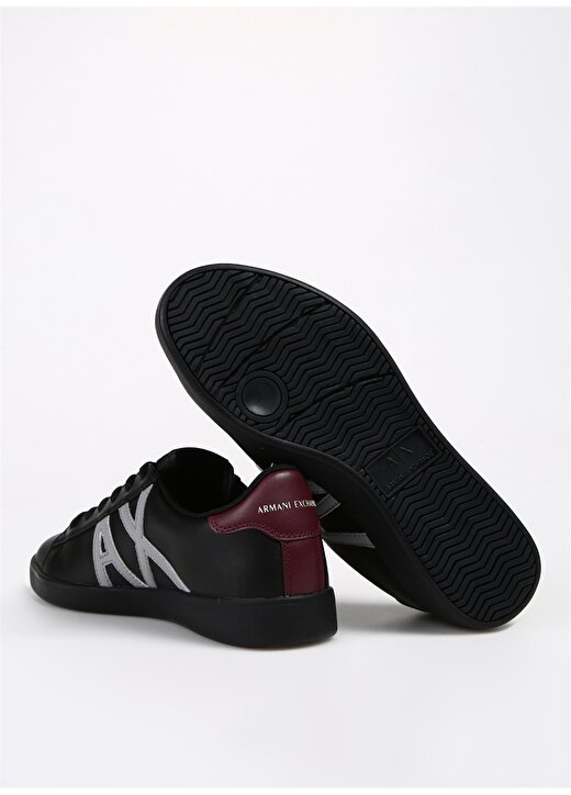 Armani Exchange Siyah Erkek Deri Sneaker XUX016XCC71 4