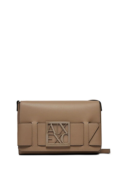 Armani Exchange Koyu Bej Kadın 25x20x10 cm Çapraz Çanta 9427560A87409752  1