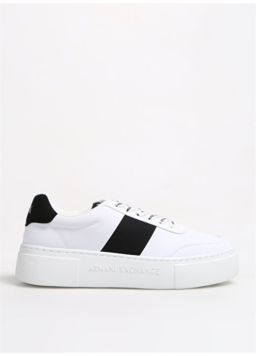 Armani Exchange Beyaz - Siyah Kadın Sneaker XDX134XV726K488 1