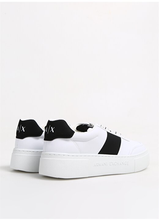 Armani Exchange Beyaz - Siyah Kadın Sneaker XDX134XV726K488 3