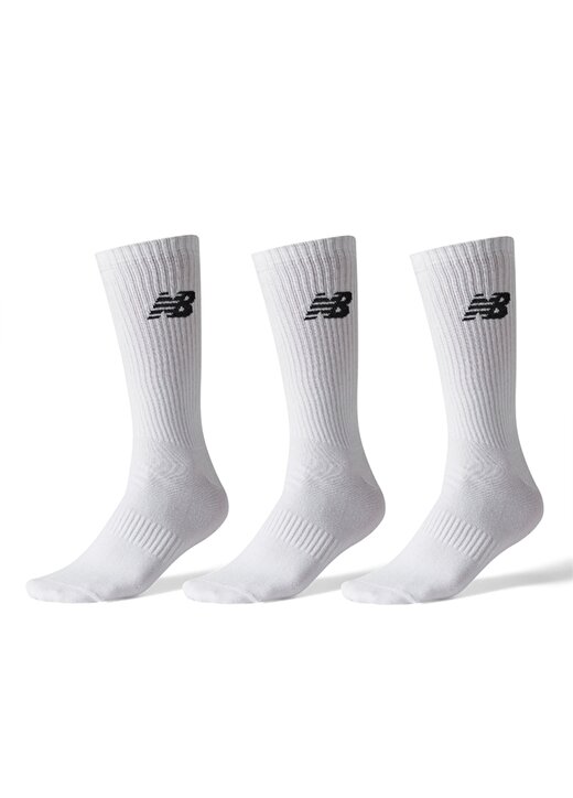 New Balance Unisex Beyaz Çorap ANS3204-WT-NB 1
