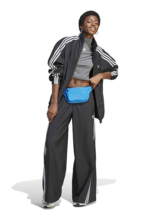 Adidas Siyah Kadın Kapüşon Yaka Zip Ceket IV9339-OVSD TRACK TOP 3