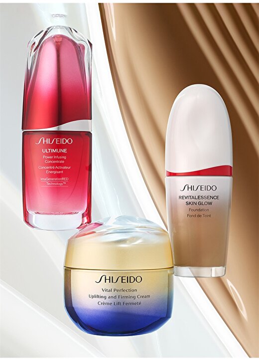 Shiseido Revitalessence Skin Glow 30 Ml Fondöten - 250 Sand 4