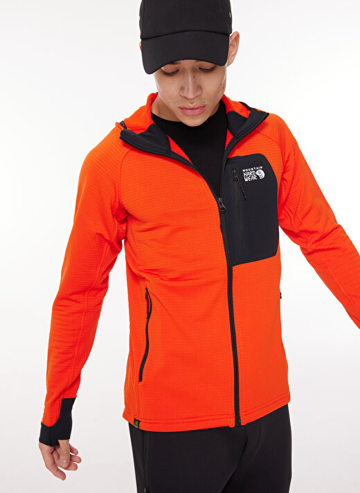 Mountain Hardwear Turuncu Erkek Kapüşon Yaka Mont 1985311842_OM3851  4