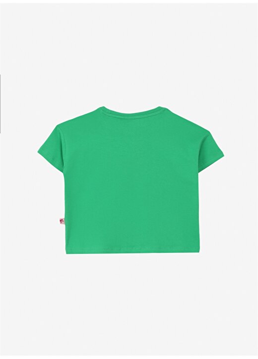 Barbie Taşlı Yeşil Kız Çocuk T-Shirt BRB4SG-TST6004 2