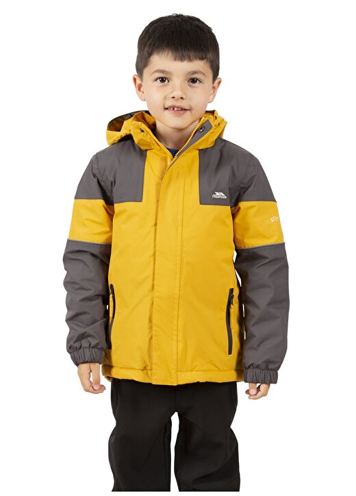 Trespass Sarı Erkek Çocuk Mont UNLOCK - MALE RAIN JKT TP50 1
