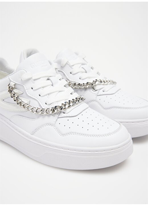 Alberto Guardiani Beyaz Kadın Deri Sneaker NEW ERA 0156 4