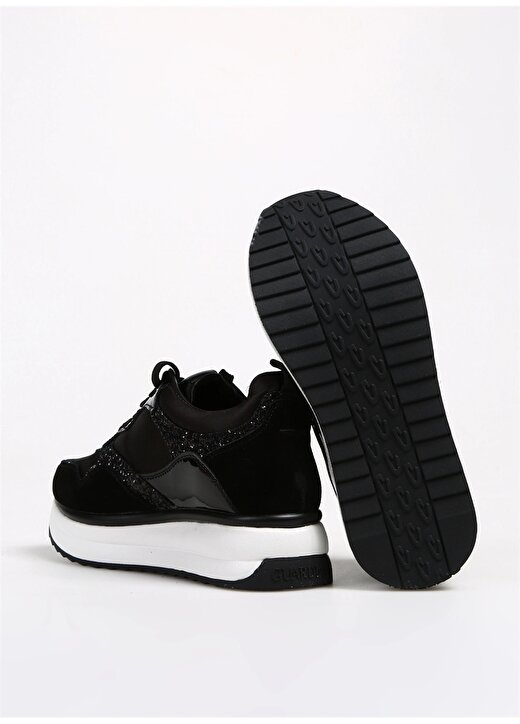 Alberto Guardiani Siyah Kadın Süet Sneaker LOUISE 0170 3