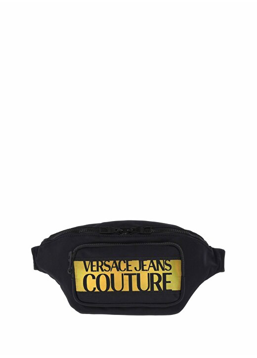 Versace Jeans Couture Siyah - Altın Erkek 35X15x9 Cm Bel Çantası 75YA4B98 1