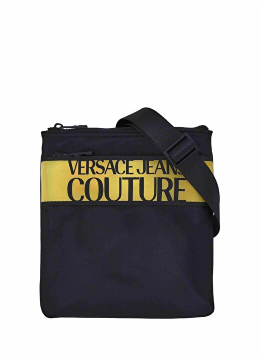 Versace Jeans Couture Siyah - Altın Erkek 22X24x1 Cm Postacı Çantası 75YA4B96 1