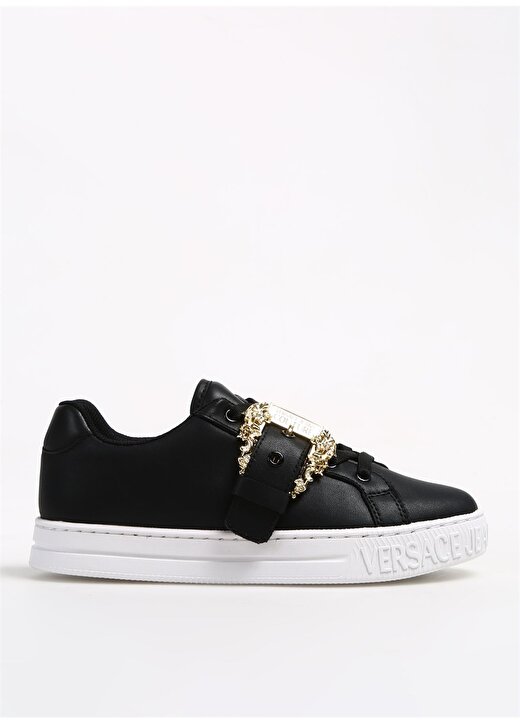 Versace Jeans Couture Siyah Kadın Deri Sneaker 75VA3SK9ZP311899 1