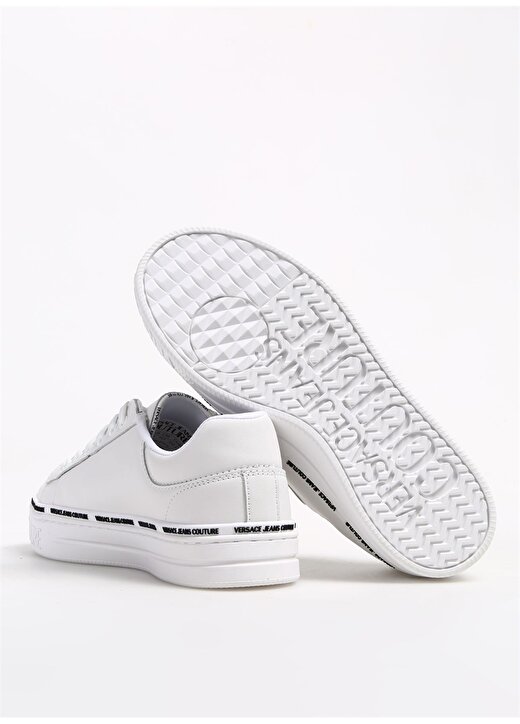 Versace Jeans Couture Beyaz Kadın Deri Sneaker 75VA3SK5ZP315003 4
