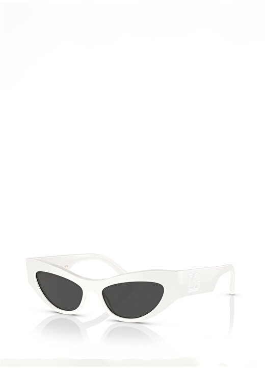 Dolce&Gabbana DG4450 Çekik Beyaz Kadın Güneş Gözlüğü 2
