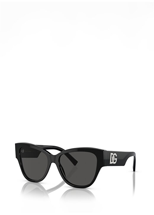 Dolce&Gabbana DG4449 Köşeli Siyah Kadın Güneş Gözlüğü 2