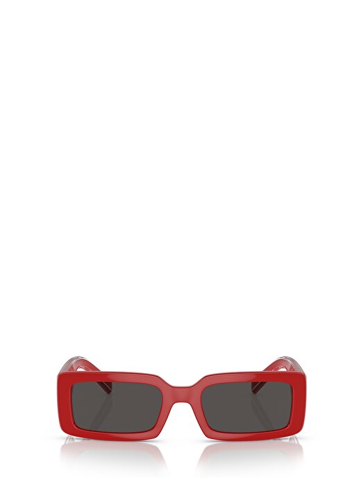 Dolce&Gabbana DG6187 Dikdörtgen Kırmızı Kadın Güneş Gözlüğü 1