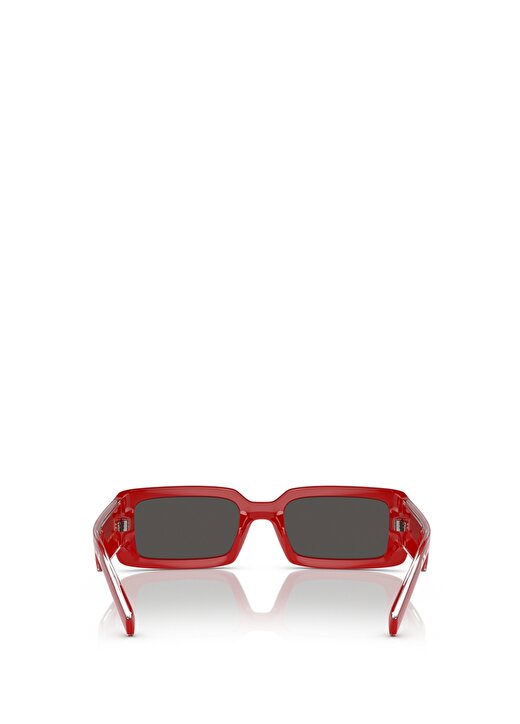 Dolce&Gabbana DG6187 Dikdörtgen Kırmızı Kadın Güneş Gözlüğü 4