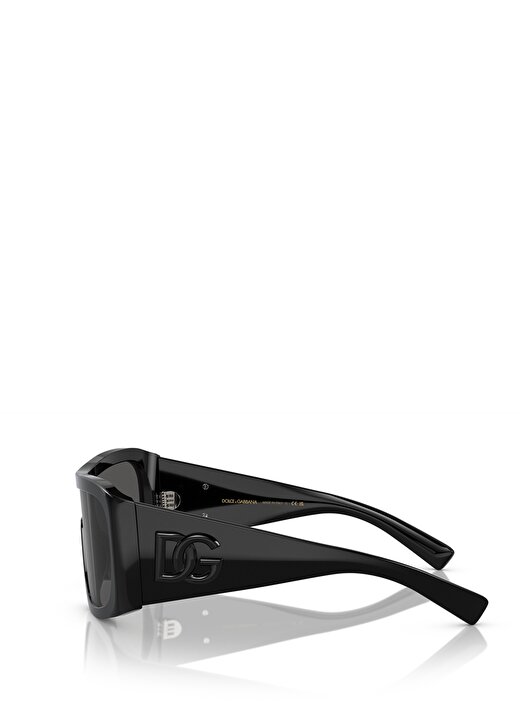 Dolce&Gabbana DG4454 Dikdörtgen Siyah Erkek Güneş Gözlüğü 3