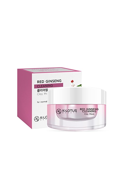 K-Lotus Beauty Kırmızı Ginseng Özlü Temizleyici Besleyici Kil Maskesi 30Ml 1