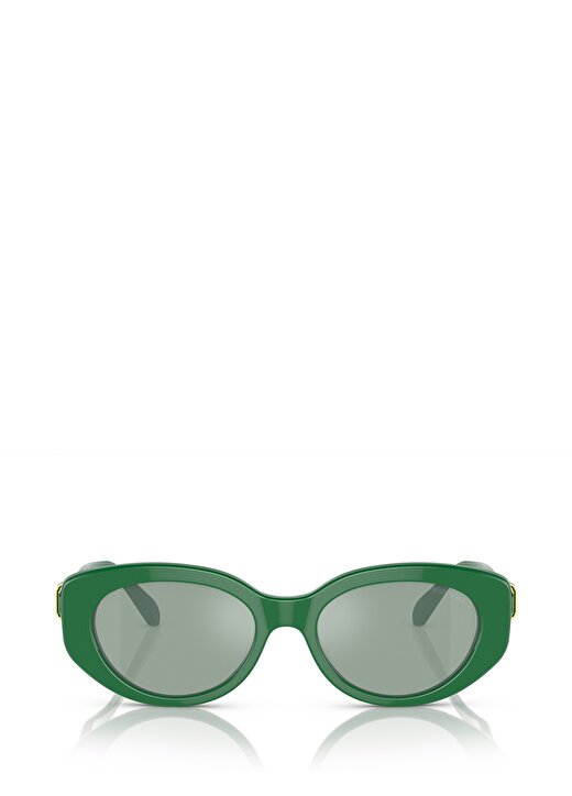 Swarovski SK6002 Oval Yeşil Kadın Güneş Gözlüğü 1