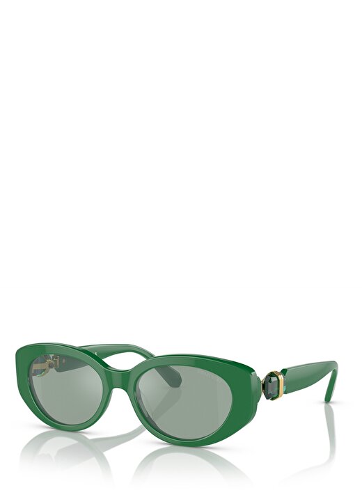 Swarovski SK6002 Oval Yeşil Kadın Güneş Gözlüğü 2