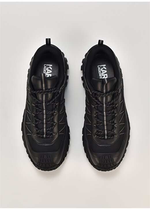 KARL LAGERFELD Siyah Erkek Sneaker K/TRAIL KC Cross Lace Runner 3