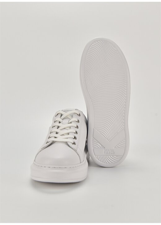 KARL LAGERFELD Beyaz Kadın Deri Sneaker KL62515011 4