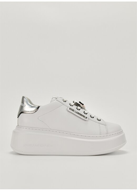 KARL LAGERFELD Beyaz Kadın Deri Sneaker KL63576K01S 1