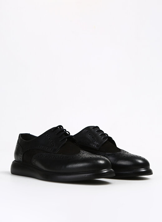Fabrika Comfort Siyah Erkek Klasik Ayakkabı IVORY-NEW   2