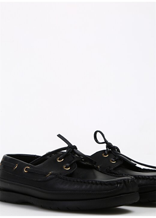 Fabrika Comfort Siyah Erkek Deri Günlük Ayakkabı UPPERT-NEW 4