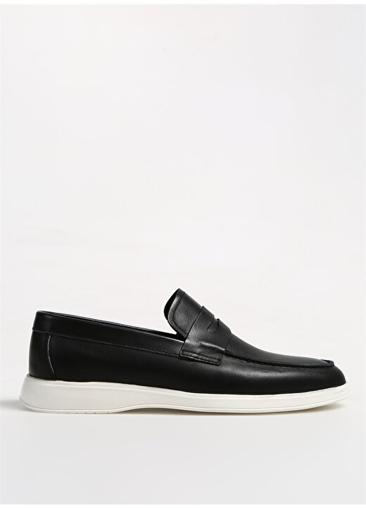 Fabrika Comfort Siyah Deri Erkek Günlük Ayakkabı JUDDA 1