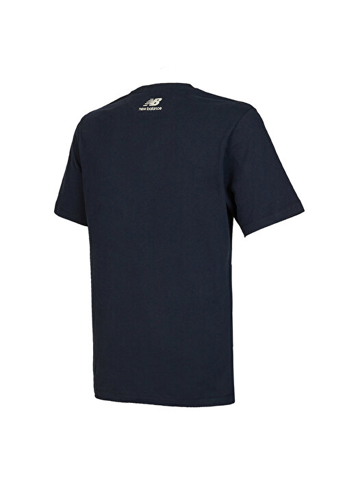 New Balance Lacivert Erkek Bisiklet Yaka T-Shirt MNT3326-AVI-NB   2