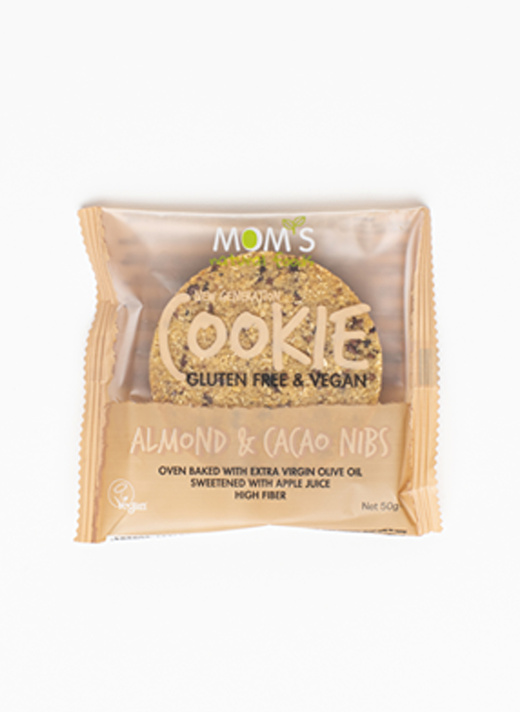 Moms Natural Foods Badem-Kakao Nibs Cookıe 1