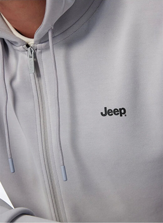 Jeep Siyah Erkek Kapüşonlu Relaxed Sweatmont J4SM-SWT7227   3