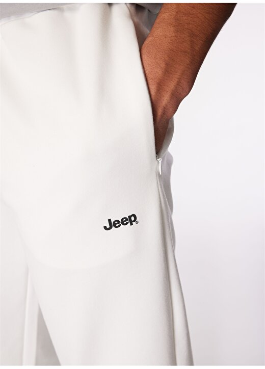 Jeep Basic Kırık Beyaz Erkek Eşofman Altı J4SM-EA7249 4