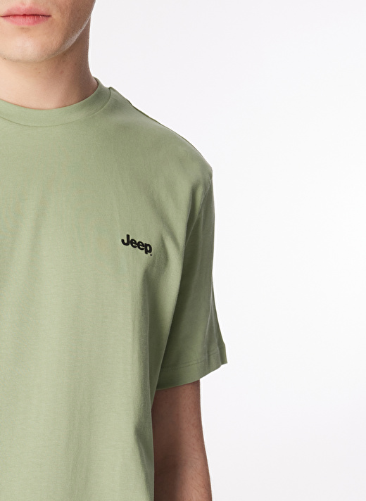 Jeep Mint Erkek Bisiklet Yaka Basic Baskılı T-Shirt J4SM-TST7245  3