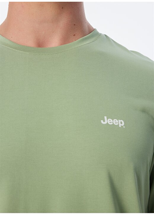 Jeep Mint Erkek Bisiklet Yaka Relaxed T-Shirt J4SM-TST7243 4