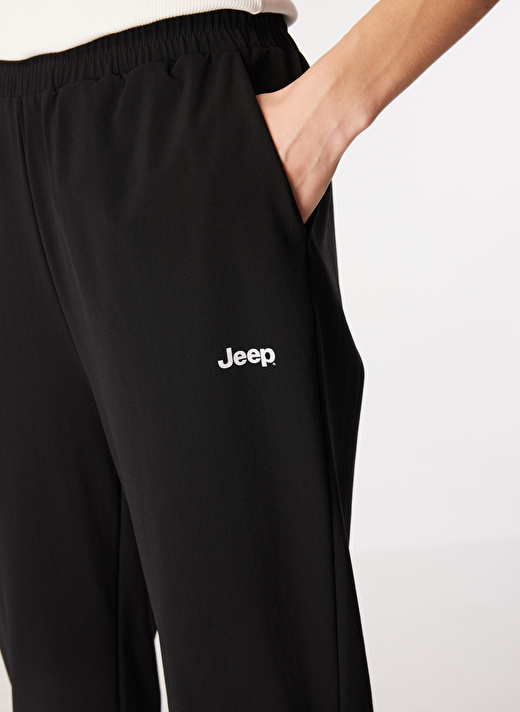Jeep Siyah Kadın Lastikli   Su İtici - 4 Yöne Esneyen Pantolon J4SL-PNT7004 4