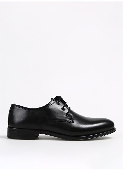 Fabrika Siyah Erkek Deri Klasik Ayakkabı HATID 1