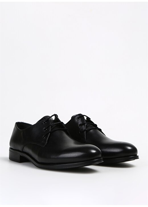 Fabrika Siyah Erkek Deri Klasik Ayakkabı HATID 2