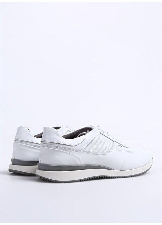 Fabrika Beyaz Erkek Deri Sneaker GIMCHE 3